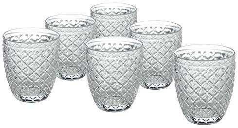 Castle Set 6 bicchieri acqua 350 ml in vetro