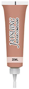 goodjinHH 01 20ml,Leder Reparatur Creme Set für Ledercouch Lederjacke Autositz Sofa Mäntel,Beseitigt Kratzer Risse Abschürfungen,Einschließlich schwarz weiß usw 9 Farben (Braun, 20ml)