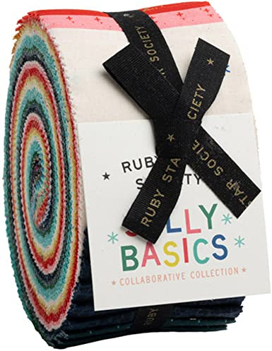 Ruby Star Society Jolly Basics Jelly Roll 40 2.5-inch Strips RS5091JR