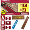 Milescraft 2204 1.5in. & 2.5in. Vertical Letter Templates for Sign PRO & Crafter Jig - Rout Custom Vertical Wood Signs - 64pcs