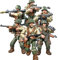MEIEST Mini-Actionfiguren aus dem Zweiten Weltkrieg, Armee-Modell, Baustein-Spielzeug mit mehreren militärischen Waffen, Zubehör, Partygeschenk-Set für Kinder (US-Armee), 6 Stück