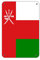WSDESDEC Shop Wanddekorationen Metallschilder Outdoor Oman personalisierte Geschenke Poster Staatsflagge Reise Land Metallschild für Restaurants Hinterhof Tor Wanddekoration 30,5 x 20,3 cm