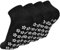 Colexy 2 Paare Yoga Socken Anti Rutsch Damen, Stoppersocken Herren, Anti Rutsch Socken Damen, Yoga Socken Rutschfest Damen, Rutschfeste Griffsocken für Pilates M, 35-42 (Schwarz)