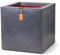 Capi Europe - Pot carré Smooth NL - 50x50 - Gris foncé - Ouverture Ø42 - Pot pour Une Utilisation à l'intérieur et à l'extérieur - Incassable - 100% Recyclable - KDG904