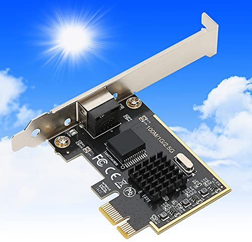 Annadue TXA073 Carte Réseau 2.5G pour Une Utilisation à la Maison/au Bureau, Fournitures Informatiques Haut de Gamme PCI-E Gigabit Gaming, équipées d'un Port Réseau RJ45 Standard