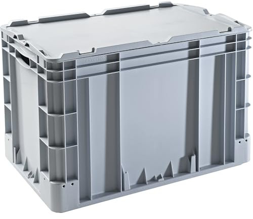 kaiserkraft | Industriebehälter | Volumen 80 l | LxBxH 600 x 400 x 420 mm | grau