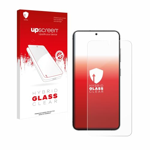 upscreen Schutzglas für Samsung Galaxy S24 | Transparenter Displayschutz Made in Germany Klare 9H Schutzfolie Glas-Folie Montage-Set Anti-Fingerprint