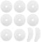 Buaak 10 Pcs Tumble Dryer Filter Set, Compatible with CTT Dryers, Clothes Dryer Filter Replacement, Tumble Dryer Lint Filter, Dryer Parts & Accessories, Air Inlet for Replacing Clothes Dryer Filter