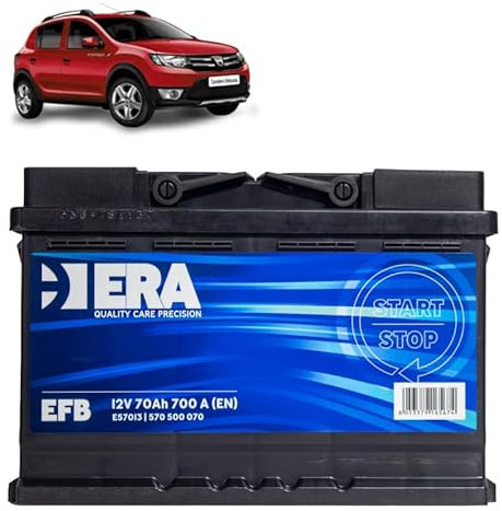 Batteria 70Ah EFB per Dacia Sandero II 1.0 Tce/GPL 1.5 BlueDCI 2012+