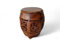 Kinaree Teak Beistelltisch TIANJIN - Massivholz Blumenständer im Asia Kolonial Stil - Kaffeetisch mit Schnitzerei (Braun)