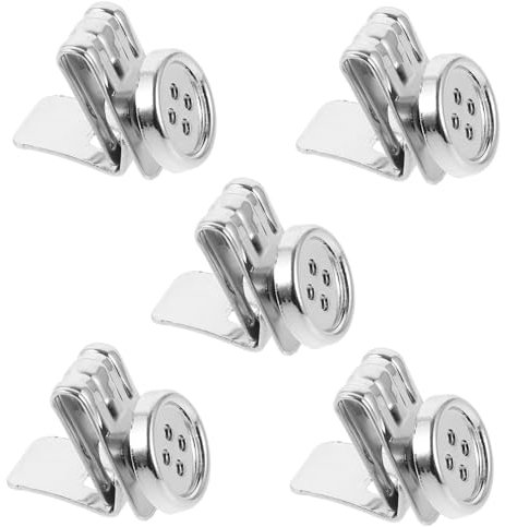 DIYEAH 5 Stück Knopf Hosenträger Clips Jeans Knopf Klammer Clips Hosenträger Knopf Metall Hosenträger Knöpfe Hosenträger Clips Knopf Hosenträger Junggesellen Knöpfe Für