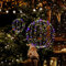 SOARS 2er Set Weihnachtsbeleuchtung außen & innen, Hängende Kugel Lichter mit 440 LED-Lichtern, Weihnachtsdeko Lichterkette, wasserdicht für Garten Party
