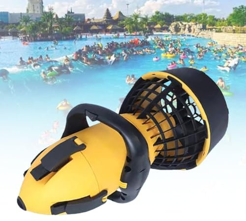 MhWrughts Scooter de mer sous-Marin, Batterie au Lithium 500W, Moteur Submersible sans balais, équipement de plongée, propulseur sous-Marin, Booster de Batterie au Lithium