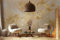 Fotomurales Decorativos Pared Textura dorada, 250 * 175cm Murales Adhesivos y Pegatinas de Planta para Dormitorio, Sala de Estar, Oficina
