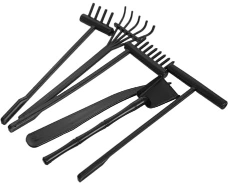 QUMIIRITY 6pièces Râteaux De Plastique pour Mini Jardin Zen Outils Décoratifs pour Et Artisanat Accessoires De Décoration Zen Garden