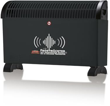 MAUK® Frostwächter mit Thermostat 2000W Elektro Heizer Heizkörper Heizung Pflanzenheizung für Gewächshaus Elektroheizung Steckdosenheizung | mit Standfüßen | Schutzklasse I und Schutzart IP20