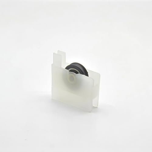 10 Ruedas de puerta y ventana corredera P2 base plastico ancho 12,5 mm, Alto 30 mm