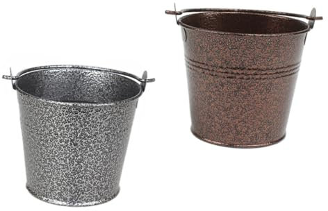 GALPADA 2stücke Snack Eimer Pommes-Frites-behälter Eiskübel Mini Dessert Barrel Lebensmittelbehälter Für Bars Ktvs Zuhause