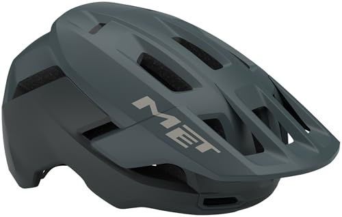 MET Tarrae MIPS MTB Cycling Helmet, Stone Blue Matt, Size 52-56cm