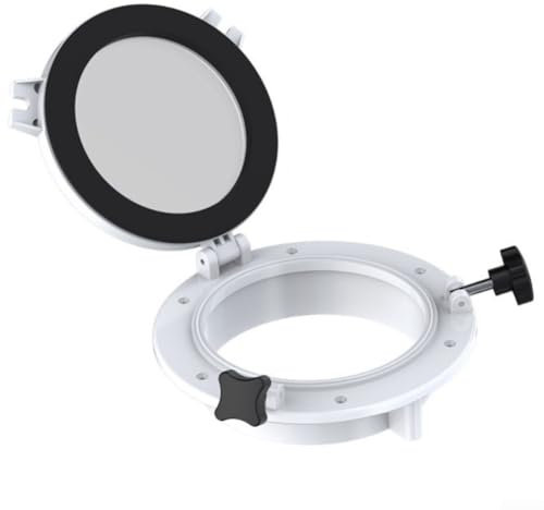 Ventana de ojo de buey marina de 26 cm construida con ABS y vidrio templado para mayor durabilidad