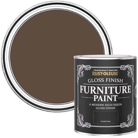 Rust-Oleum Furniture Paint in Gloss Finish - Coffee Bean 750ml