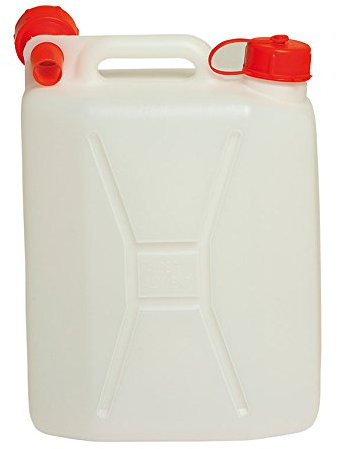 Tanica polietilene con tappo versatore per acqua vino olio liquidi (10Lt)