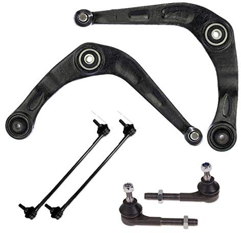 2x Querlenker Radaufhängung Lenker Set vorne unten links + rechts + Koppelstangen + Spurstangenköpfe