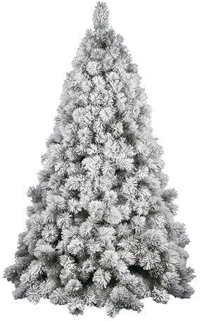 Flower Fantasy Albero di Natale Everest INNEVATO, H210CM
