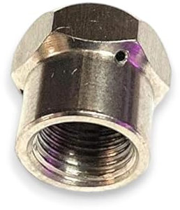 M&M Smartek Boquilla de limpieza de tuberías con chorro frontal y trasero para mangueras de limpieza con rosca 1/8 1/8 – 3 chorros atrás/1 chorro hacia adelante para Kärcher Nilfisk, etc.