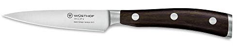 WÜSTHOF Ikon Gemüsemesser 9 cm, Braun