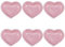 Piatti multiuso a forma di cuore in ceramica per salse, condimenti, sushi, ciotole per aperitivi, piatti da portata e piattini (set da 6), colori multipli