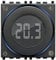 VIMAR 02973 Termostato Smart a rotella, Bluetooth, alimentazione 100-240 V, ON/OFF e PID, retroilluminazione a LED, 2 moduli. Compatibile con Eikon, Arké, Plana, Grigio