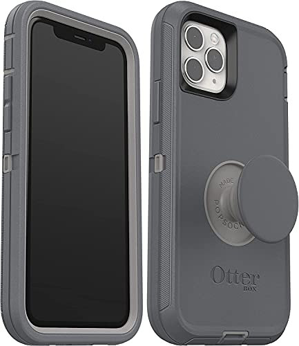 OtterBox + Pop Defender Series Schutzhülle für iPhone 11 PRO (Nicht 11/11 Pro Max), Keine Einzelhandelsverpackung, Howler Grey