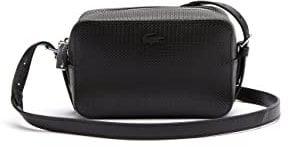 Lacoste Damen Umhängetasche CROSSOVER BAG, Handtasche,Schultertasche,cross-body,SCHWARZ (000),Einheitsgröße (One Size)