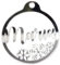 Personalisierte Weihnachtskugel Glamour Spiegeleffekt Anhänger Glas Geschenk Jeder Name Hängende Baumschmuck Xmas Acryl Dekor (Silber)