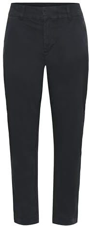 KAFFE Hose KAmette Damen Hose Elegant Elastische Taille Casual Anzughose 34, Midnight Marine 34