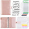 KONVINIT Budget Binder,A6 Ringbuch Budget Planner,Budget Organizer,Budget Planer mit Geldumschläge und 12 Budgetbogen für Budgetierung,Geschenke für Frauen,Mutter,Kinder