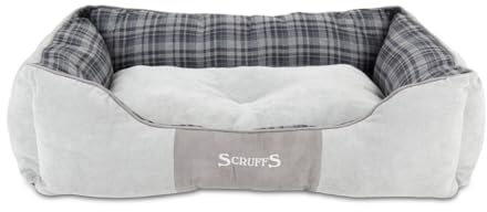 Scruffs Highland Dog Box Bed (XL), 90 x 70cm, Grey