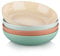 vancasso Sabine Pasta Bowls, 42 Ounce Large Salad Bowls, Stoneware Serving Bowl Set of 4, Microwave Oven Dishwasher Safe Bowls for Kitchen, Colorful Bowls for Pasta, Salad, Soup