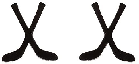 Minimalistische Eishockey-Ohrstecker für Damen, Mädchen, Herren, Edelstahl, Knorpel, kleine Ohrstecker, modischer Sportschmuck, Geschenke, Edelstahl, Neu