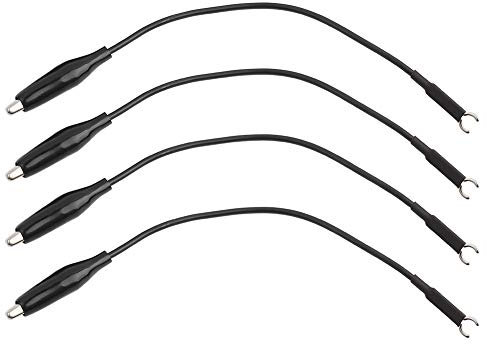 Oszilloskop-Tastkopf-Erdungskabel, 4 Stück Oszilloskop-Tastkopf-Erdungskabel, Drahtkabel mit Clip Oszilloskop-Zubehör für Standard-Oszilloskop-Tastköpfe