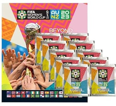 Panini Frauen WM 2023 Sticker - 1x Stickeralbum + 10x Stickertüten