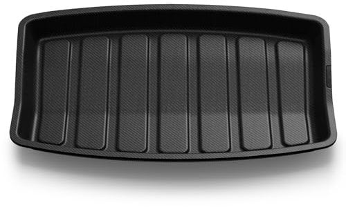 Spigen Tesla Model 3 Highland 2024 Rear Trunk Well Storage Mat Cargo Liner, Boot Liner, WaterProof, All Weather Floor Mats, Designed for Model 3 Accessories - Carbon Edition