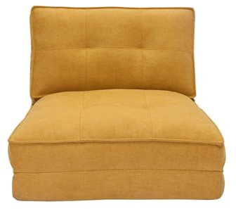 Miliboo Sessel, ausklappbar, 1-Sitzer, Stoffbezug, Samt-Effekt, Sally, Sally