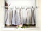 Devola Scheibengardine mit Wellenmuster Gardine Druck Kurzstore mit Schlaufen Küchengardine Kurz Modern Voile Bistrogardine Transparent HxB 60x100cm Kaffee 1 Stück