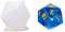 iSpchen Silikonform Würfel Silikonform Epoxidharz Spielwürfel Würfel Silikonform für Rollenspiele, Tischspiele,#15