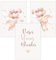 FAVELOT Poster Kinderzimmer Mädchen A4 - Hasen, Herzen, Rosa - Bilder Babyzimmer Deko - Deutscher Premium-Druck - 3er Set Din A4