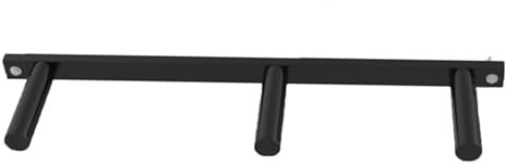 CYXZE Wall Mounted Weight Plate Holder Portable Bumper Plates Storage Holder Steel Barbell Plate Organizer Save Space Storage Shelf for Home Gym 50mm(2in) Weight Plate,Black1