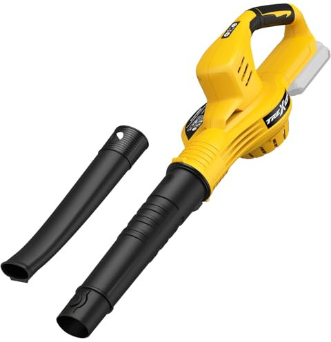 Soffiatore per foglie senza fili per batteria Dw 20 V, batteria non inclusa, soffiatore elettrico fino a 150 MPH, 2 modalità di velocità, piccolo soffiatore ad alta velocità 180 CFM, per la cura del