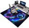 Floor Protection Mat for Hard Floors, 90 x 140 cm Non-slip Gaming Chair Mat for Carpet & Wooden Floors, Multi-Purpose Desk Chairmats Office Floor Protector Mat, Floor Protectors for Rolling Chairs